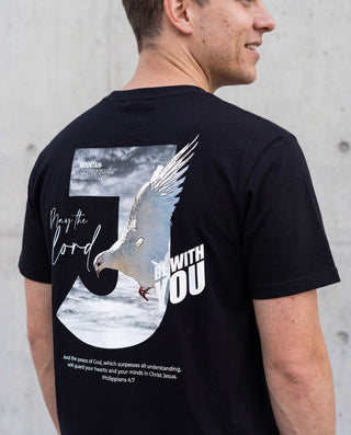 Be with you Shirt Backprint, christliche Streetwear von Mountain Movers