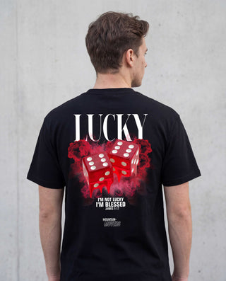 Lucky Streetwear Shirt Backprint, christliche Streetwear von Mountain Movers