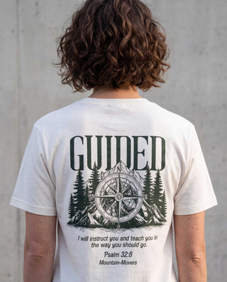 GUIDED Shirt Backprint, christliche Streetwear von Mountain Movers
