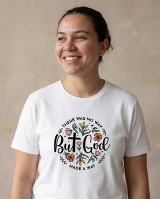 But God floral Shirt, christliche Streetwear von Mountain Movers