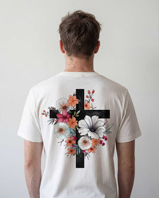 cross Shirt Backprint, christliche Streetwear von Mountain Movers