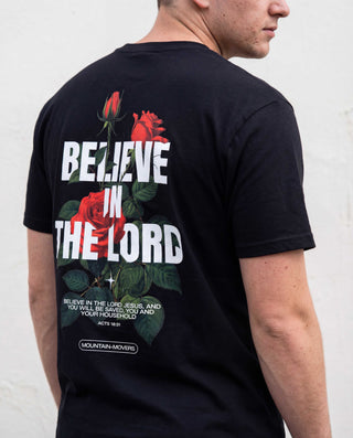 Believe in the Lord Shirt, christliche Streetwear von Mountain Movers