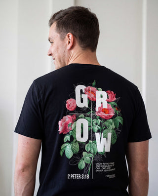 Grow Flower Shirt, christliche Streetwear von Mountain Movers