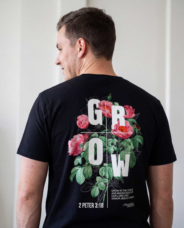 Grow Flower Shirt Rugprint