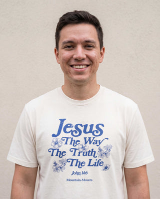 Jesus Retro Shirt, christliche Streetwear von Mountain Movers