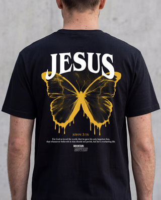 Jesus Butterfly Shirt, christliche Streetwear von Mountain Movers