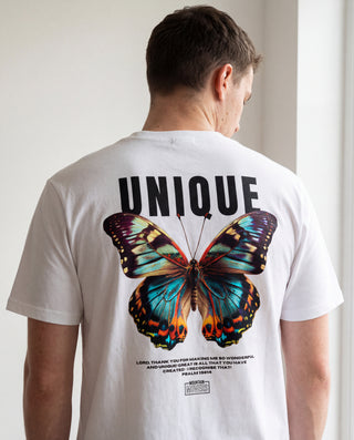 Unique Butterfly Shirt Backprint, christliche Streetwear von Mountain Movers