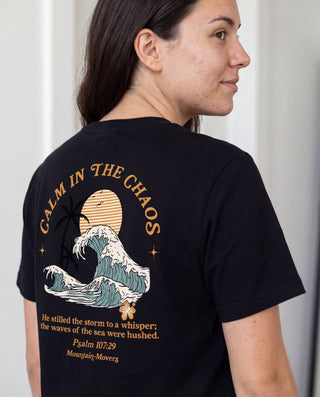 Calm in the Chaos Psalm Shirt, christliche Streetwear von Mountain Movers