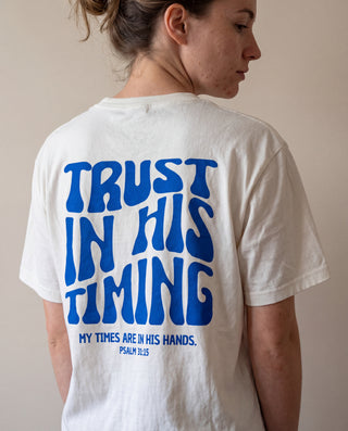 Trust in His Timing, christliche Streetwear von Mountain Movers