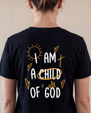 Child of God colour Shirt Backprint, christliche Streetwear von Mountain Movers