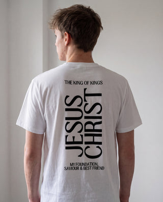 King Jesus Christ Shirt BackPrint, christliche Streetwear von Mountain Movers