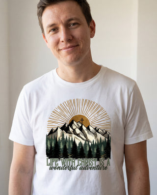 Life with Christ - Adventure Shirt, christliche Streetwear von Mountain Movers