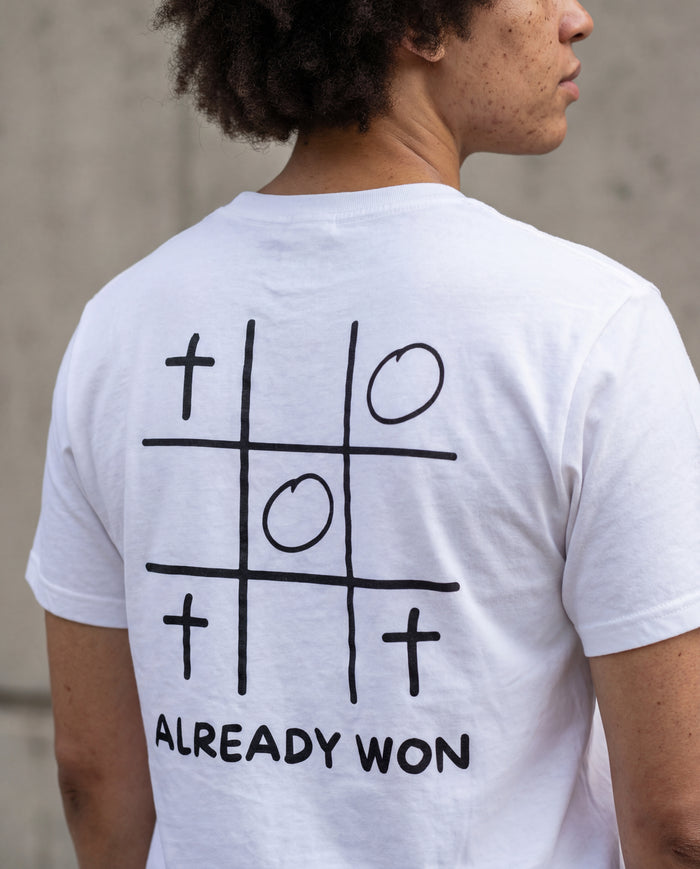 Already won Shirt Backprint