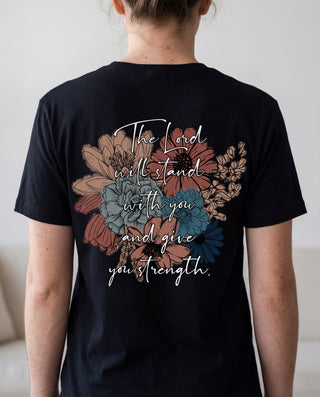 Strength Retro Shirt BackPrint, christliche Streetwear von Mountain Movers