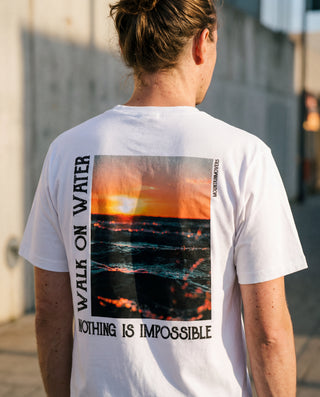 Walk on Water Detailansicht, Mountain Movers christliche Streetwear