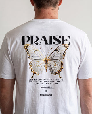 Praise the Lord Butterfly Shirt, christliche Streetwear von Mountain Movers
