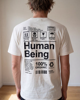 Human Being Shirt BackPrint, christliche Streetwear von Mountain Movers