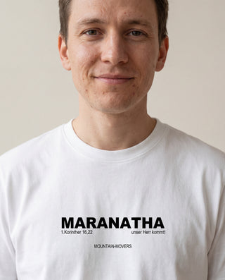 Unser Herr kommt Shirt, christliche Streetwear von Mountain Movers