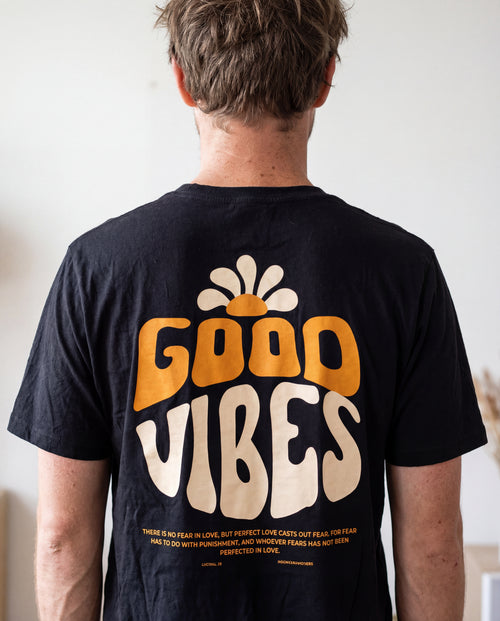 Good Vibes Flower Shirt Rugprint