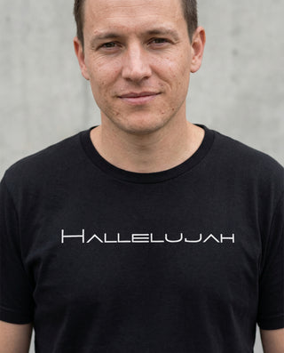 Hallelujah T-Shirt schwarz, Mountain Movers christliche Streetwear