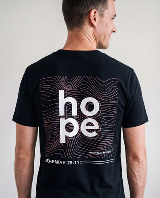 Hope Jeremiah 29:11 Shirt BackPrint, christliche Streetwear von Mountain Movers