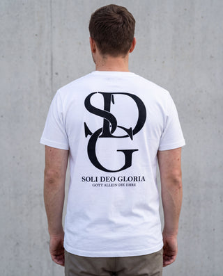 Soli Deo Gloria T-Shirt schwarz, Mountain Movers christliche Streetwear