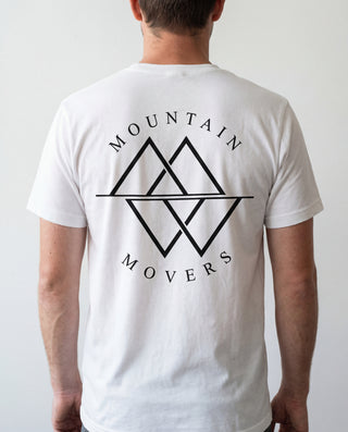Logo Backprint T-Shirt schwarz, Mountain Movers christliche Streetwear