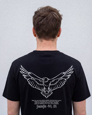 Adler Shirt Backprint Variante, Mountain Movers christliches Design