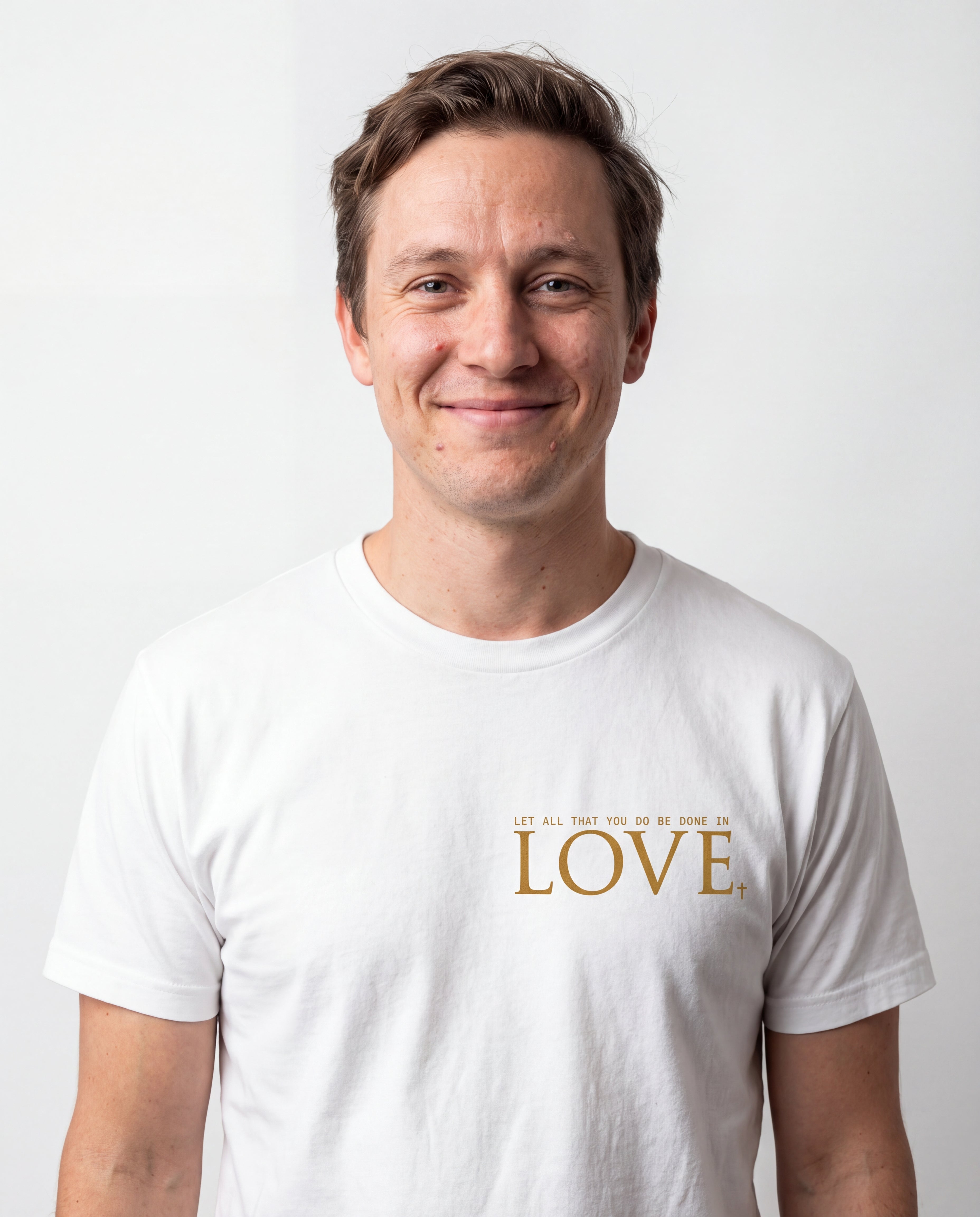 Golden Love T-Shirt schwarz, Mountain Movers christliche Streetwear