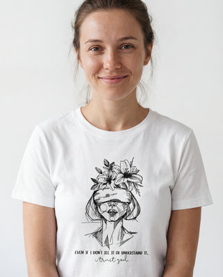 Trusting God T-Shirt schwarz, Mountain Movers christliche Streetwear