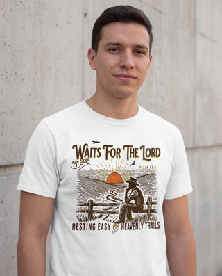 My Soul waits for the Lord Shirt Detailansicht, Mountain Movers christliche Streetwear