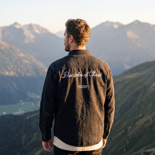 Disciples of Christ Oversized Hemd Front & Back, christliche Streetwear von Mountain Movers