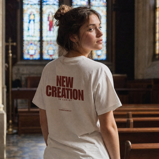 New Creation Shirt BackPrint, christliche Streetwear von Mountain Movers