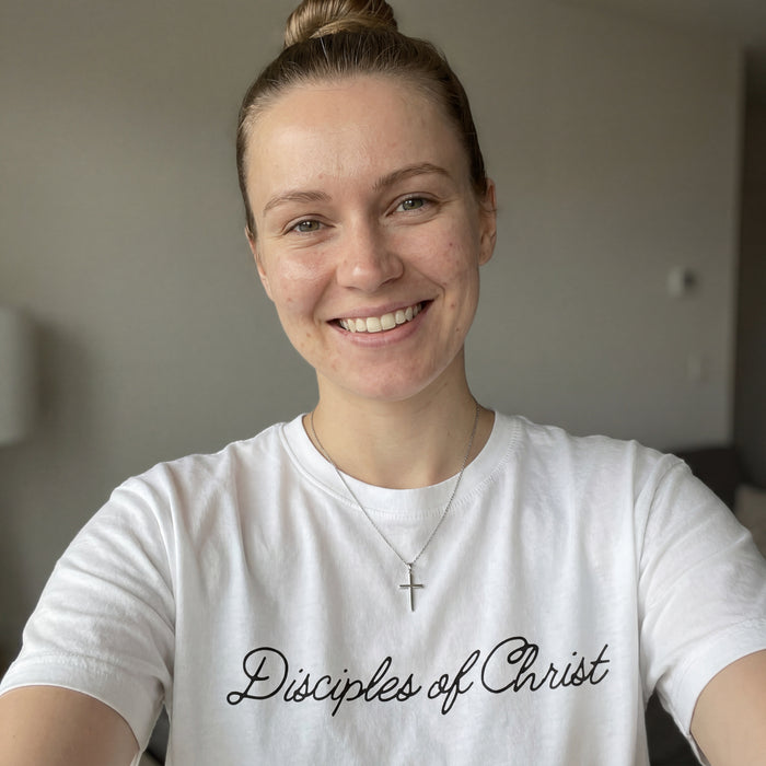 Disciple of Christ Shirt Front & Rugprint