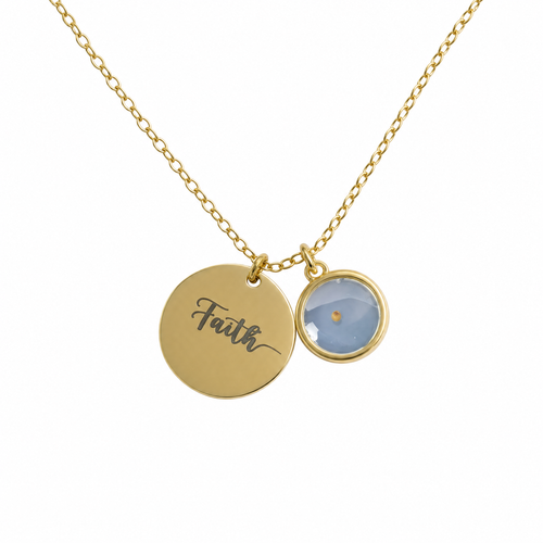 Faith Senfkorn Edelstahl Kette