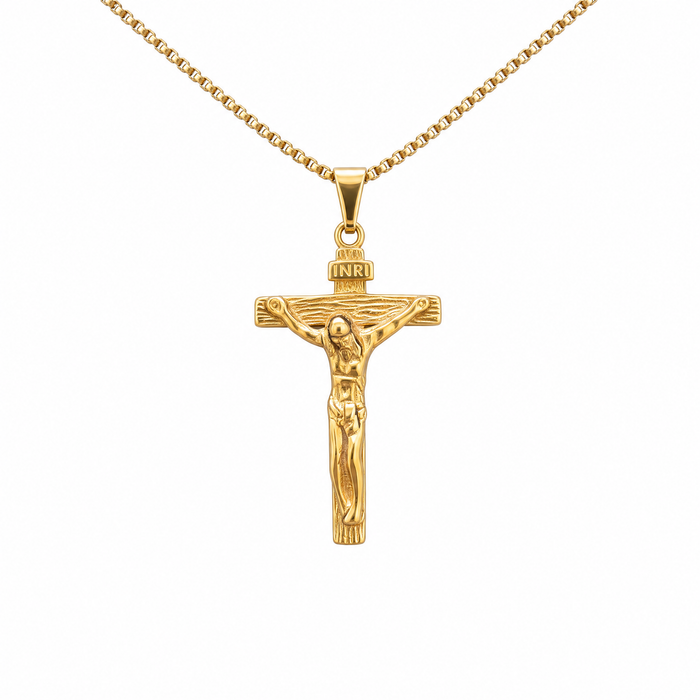 RVS ketting met gat