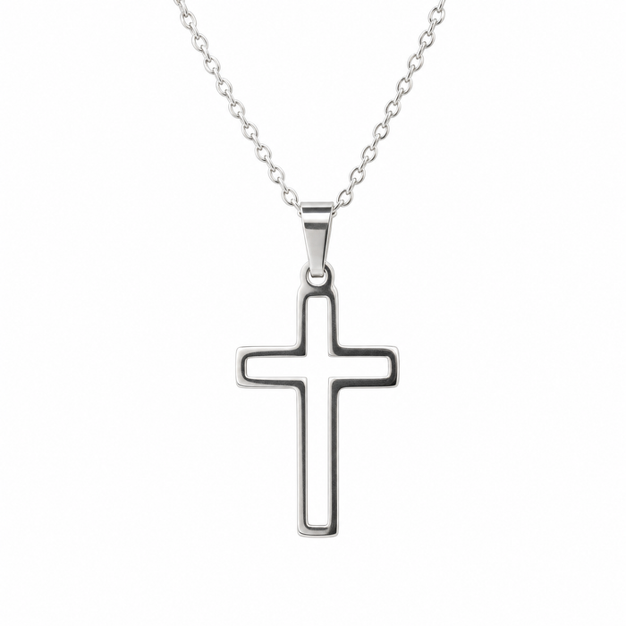 Stainless Steel Necklace with Hole