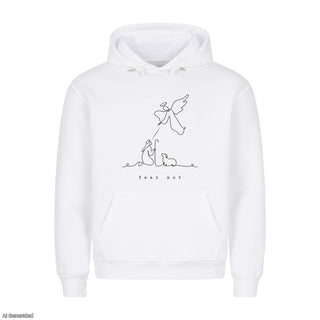 Fear Not Christmas Hoodie Weiß