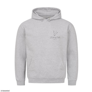 Friede auf Erden Christmas Hoodie Grau