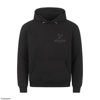 Friede auf Erden Christmas Hoodie Schwarz