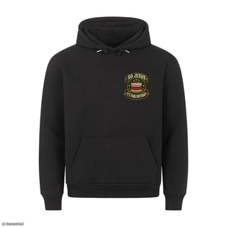 Go Jesus It's Your Birthday Christmas Hoodie Schwarz