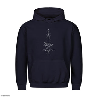 Hope Isaiah 9:6 Christmas Hoodie Navy