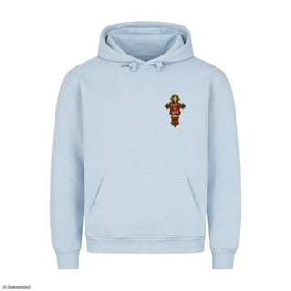 Thrill of Hope Christmas Hoodie Babyblau