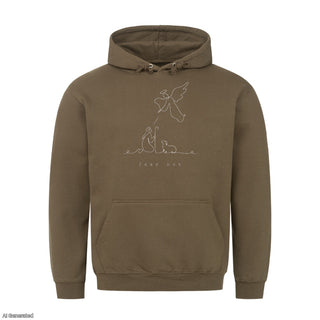 Fear Not Christmas Hoodie Olive