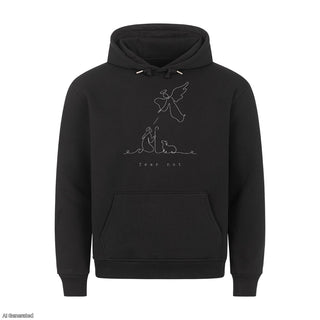 Fear Not Christmas Hoodie Schwarz