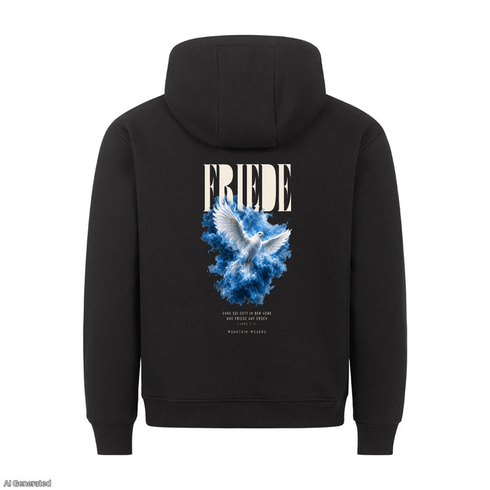 Friede Ehre sei Gott in der Höhe Christmas Hoodie Backprint