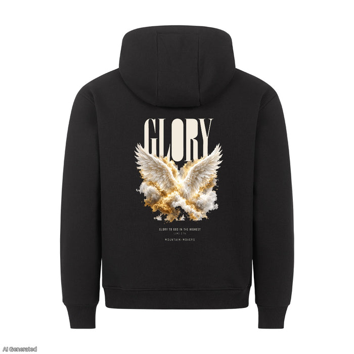 Glory to God in the Highest Christmas Hoodie Backprint