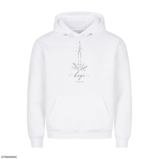 Hope Isaiah 9:6 Christmas Hoodie Weiß