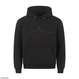 Joy to the World Christmas Hoodie Schwarz