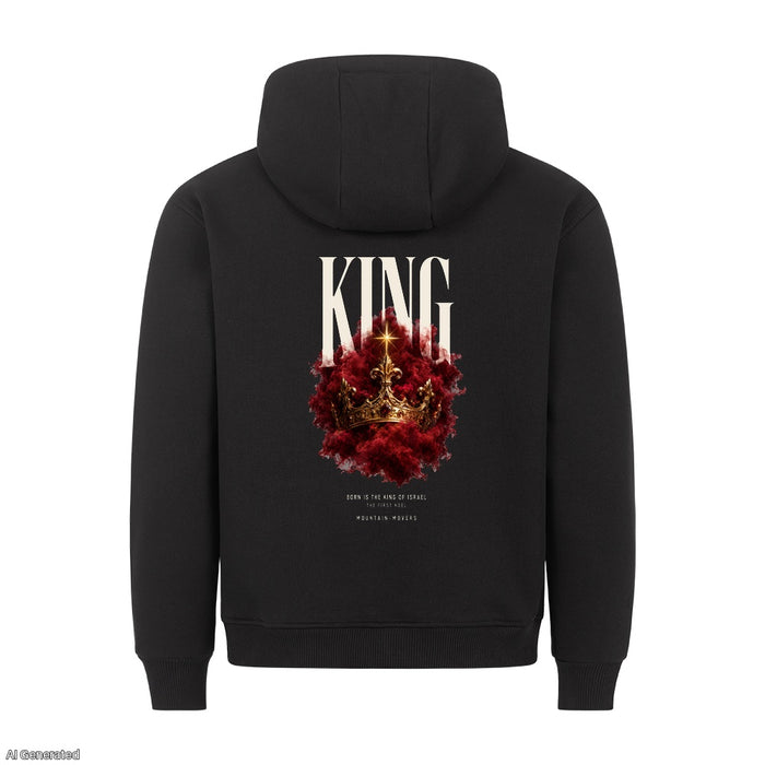 King Born Is the King of Israel Christmas Hoodie Backprint